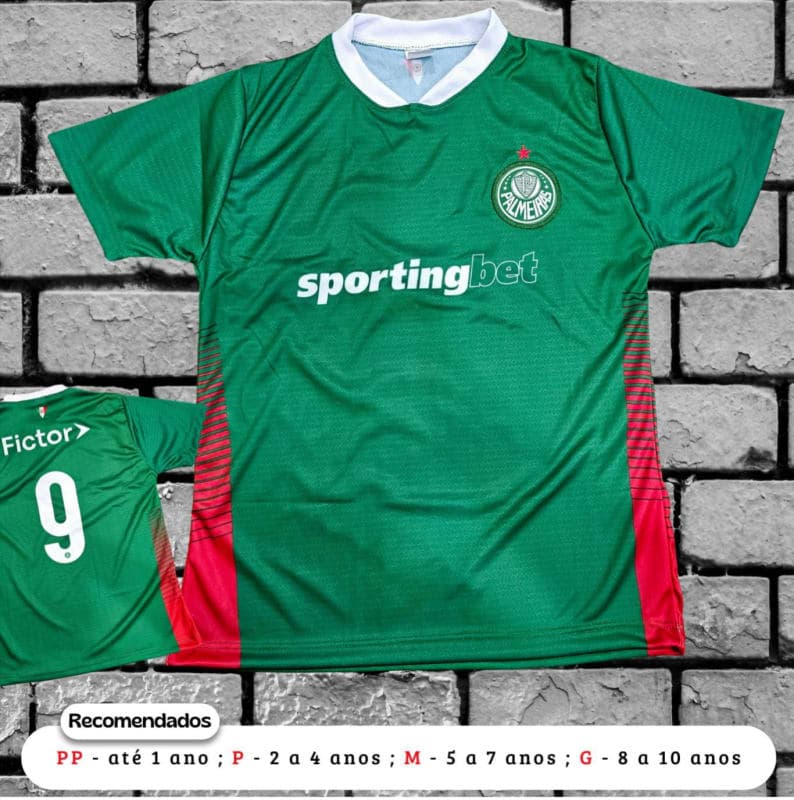 Camisa Infantil do Palmeiras